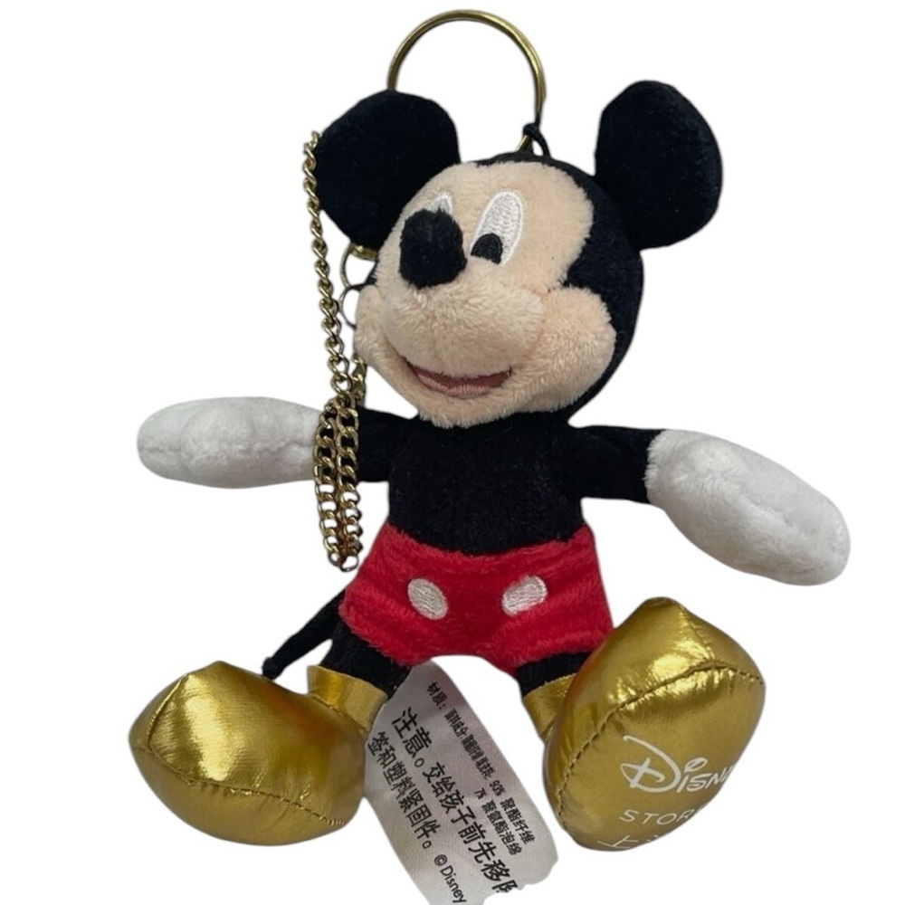 Shanghai Disney Store Exclusive Mickey Mouse Key Chain With Golden Shoes LE 5000